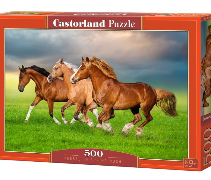 Puzzle - Castorland - Lovak a tavaszi rohanásban