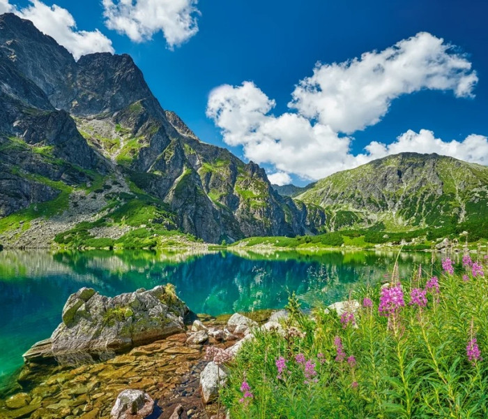 Puzzle - Castorland - Czarny Staw pod Rysami, Tátra, Lengyelország