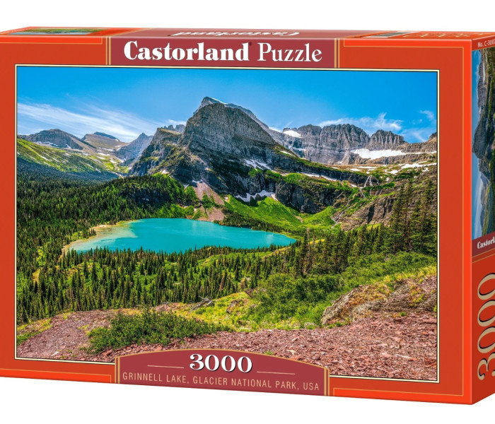 Puzzle - Castorland - Grinnell-tó, Glacier Nemzeti Park, USA