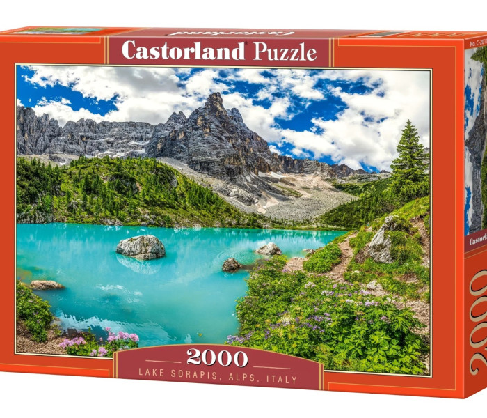 Puzzle - Castorland - Sorapis-tó, Alpok, Olaszország