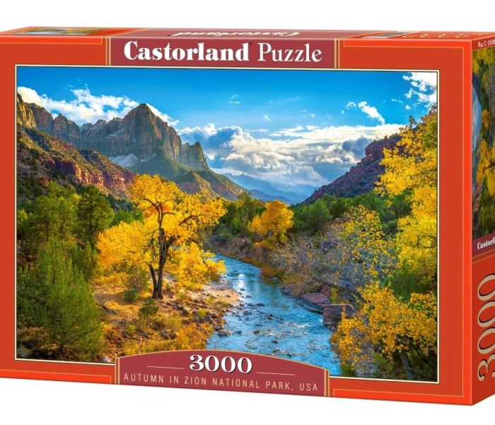Puzzle - Castorland - Ősz a Zion Nemzeti Parkban, az Egyesült Államokban