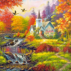 Puzzle - Castorland - Őszi hangulatok