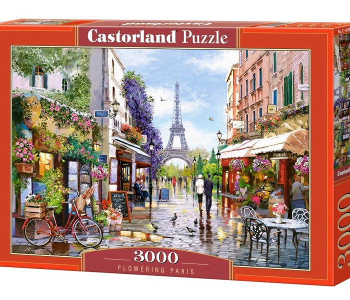 Puzzle - Castorland - Virágzó Párizs