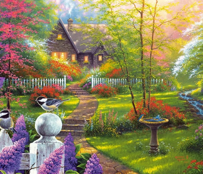 Puzzle - Castorland - Titkos kert