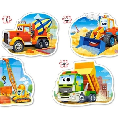 Építőipari járművek - 4 az 1-ben