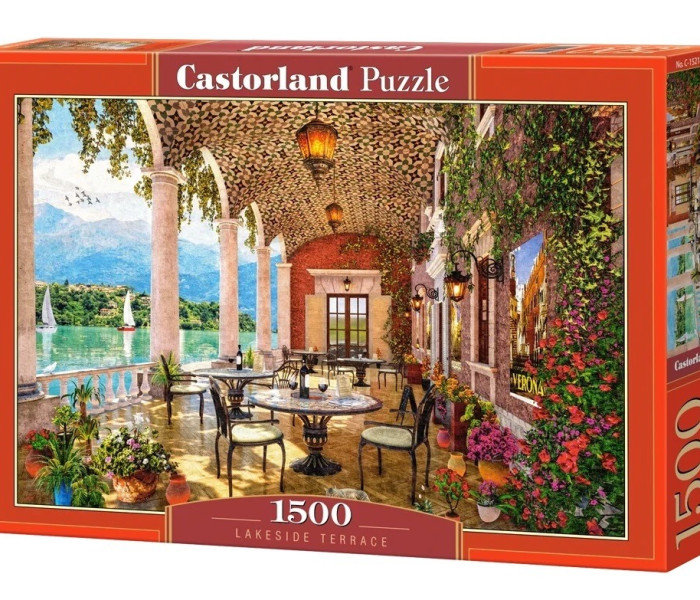 Puzzle - Castorland - Terasz a tóparton