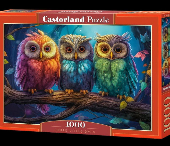 Puzzle - Castorland - Három kis bagoly