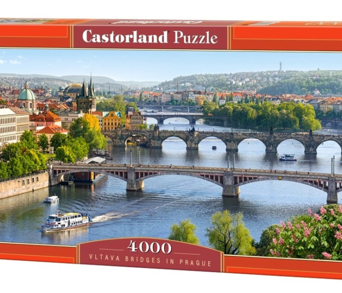 Puzzle - Castorland - Moldva hidak Prágában