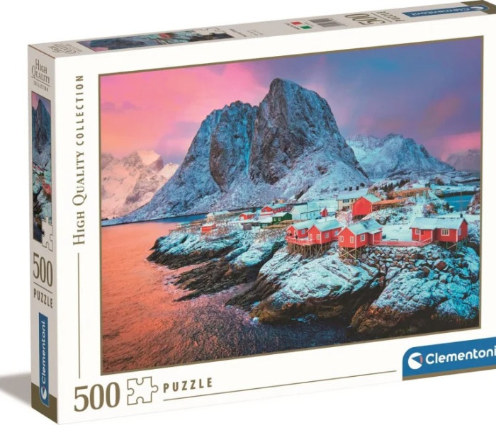 Puzzle - Clementoni - Hamnøy falu, Norvégia