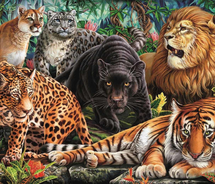 Puzzle - Clementoni - Macskaállatok