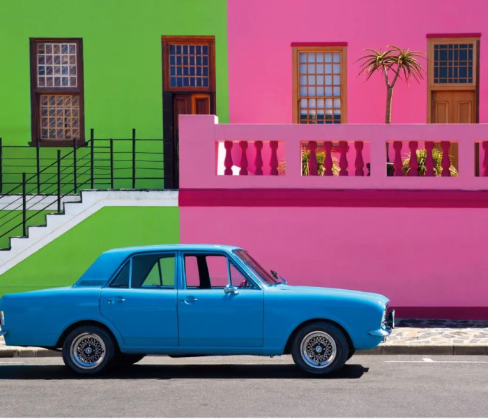 Puzzle - Clementoni - Kék autó