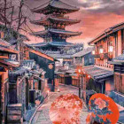 Puzzle - Clementoni - Este Kiotóban