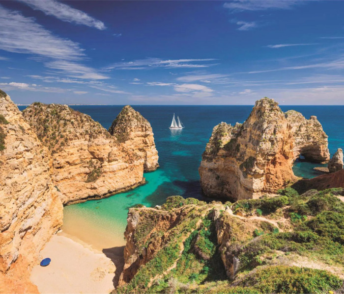 Puzzle - Clementoni - Egy öböl Algarve-ban, Portugáliában