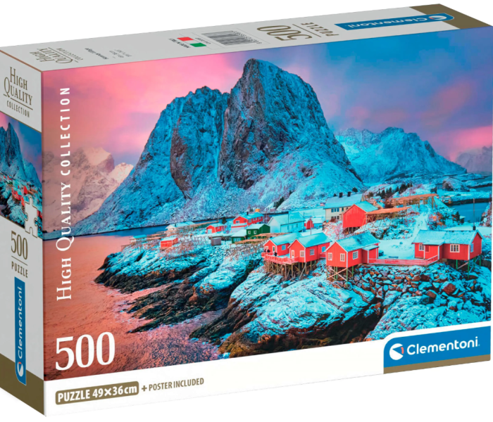 Puzzle - Clementoni - Hamnøy falu, Norvégia