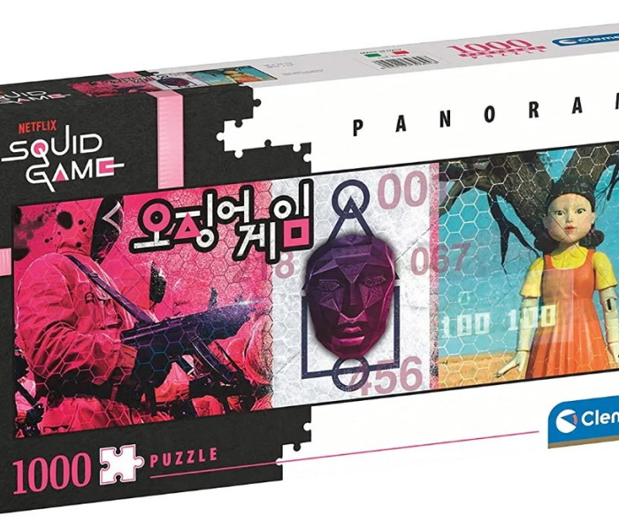 Puzzle - Clementoni - Netflix - Squid Game - Panoramatikus Puzzle