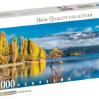 Puzzle - Clementoni - A Wanaka-tó aranyló tükörképei - Panoramatikus Puzzle