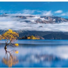 Puzzle - Clementoni - A Wanaka-tó aranyló tükörképei - Panoramatikus Puzzle