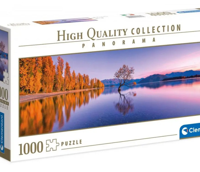 Puzzle - Clementoni - Wanaka-tó, Új-Zéland - Panoramatikus Puzzle