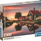 Puzzle - Clementoni - Zaanse Schans falu