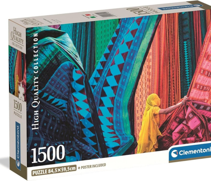 Puzzle - Clementoni - Hullámzó szövetek