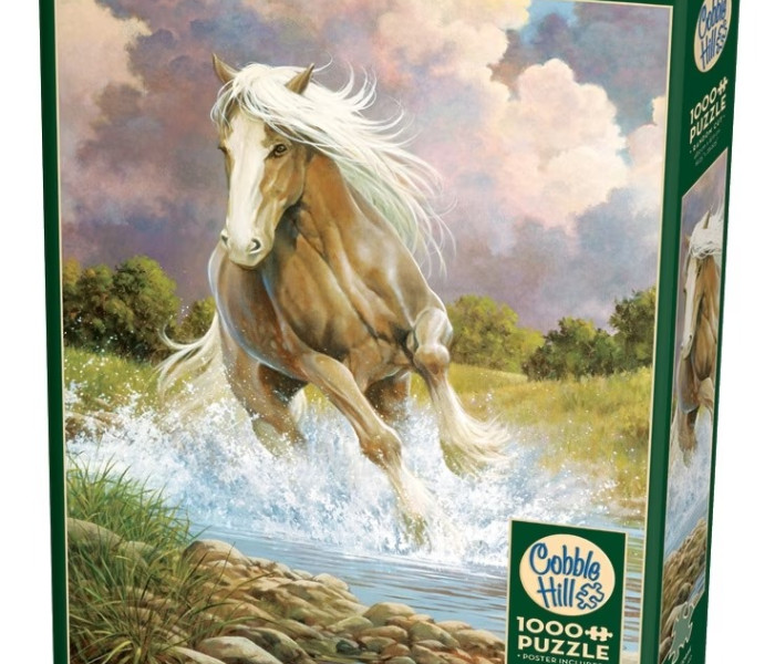 Puzzle - Cobble Hill - Ló fut át ​​a folyón