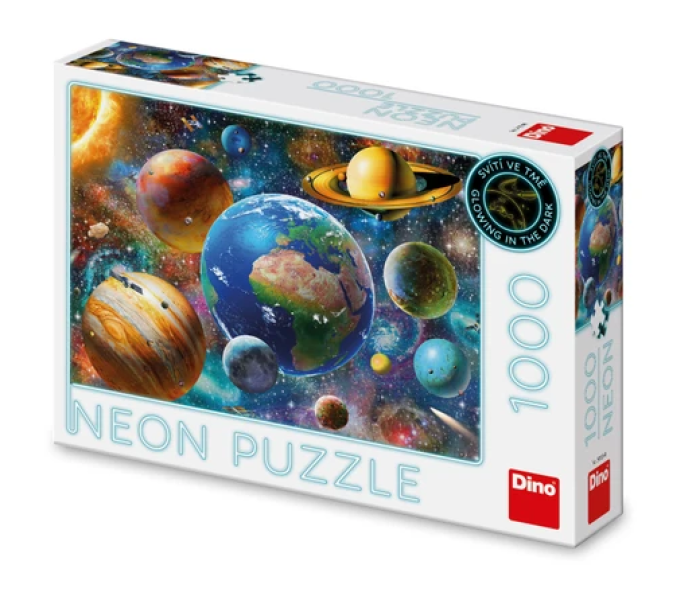 Puzzle - Dino - Bolygók Világító puzzle