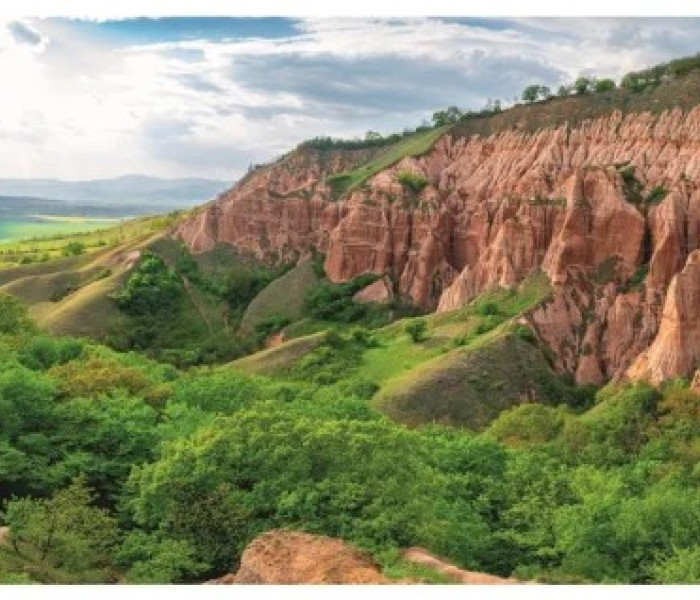 Puzzle - Dino - Vörös szakadék - Panoramatikus Puzzle