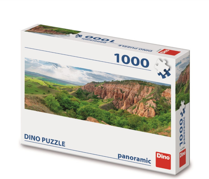 Puzzle - Dino - Vörös szakadék - Panoramatikus Puzzle