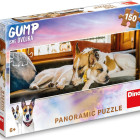 Puzzle - Dino - Gump a kanapén