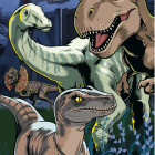 Puzzle - Dino - Jurassic World Világító kirakós