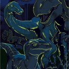 Puzzle - Dino - Jurassic World Világító kirakós