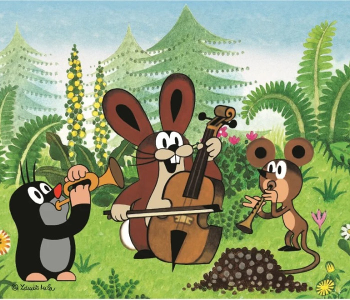 Puzzle - Dino - Vakond és barátai