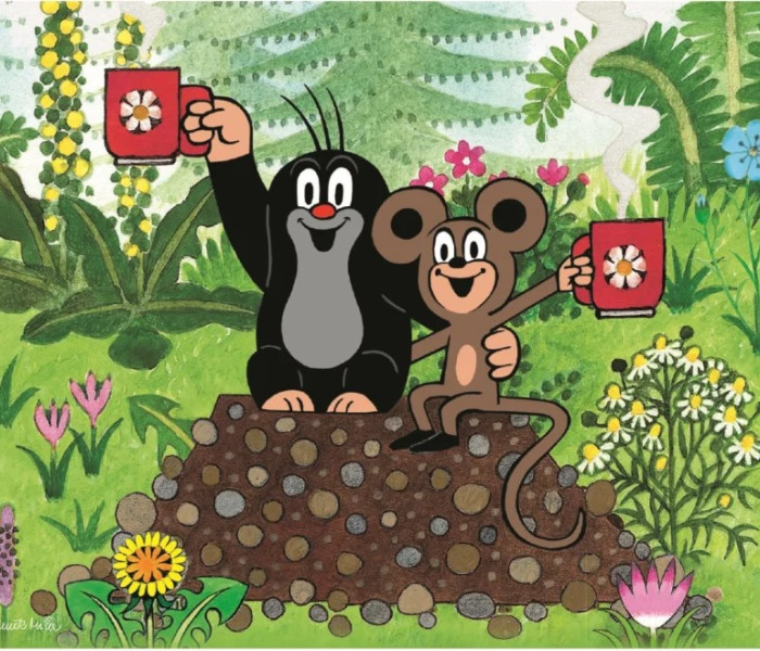 Puzzle - Dino - Vakond és állatok