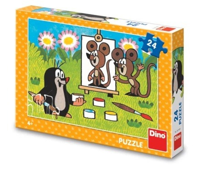 Puzzle - Dino - Vakond a festőknek