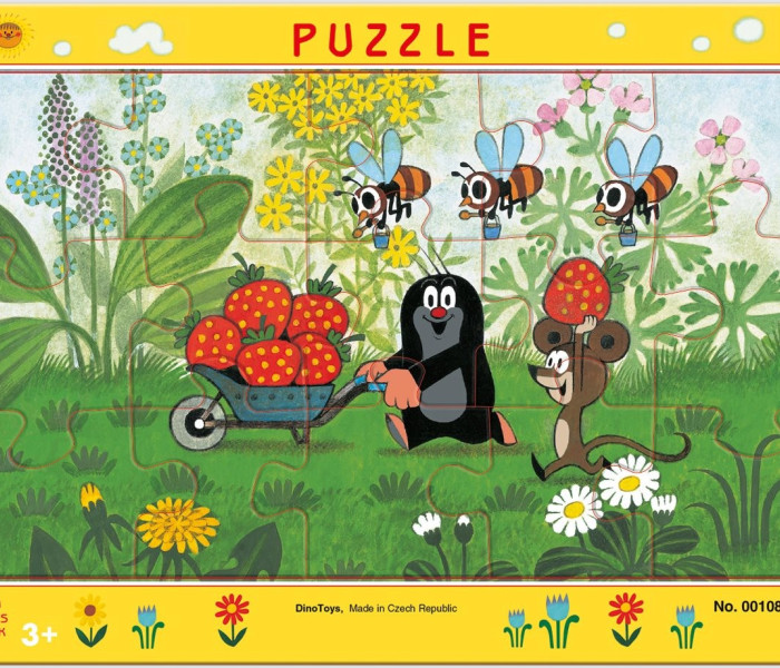 Puzzle - Dino - Vakond egy kiránduláson