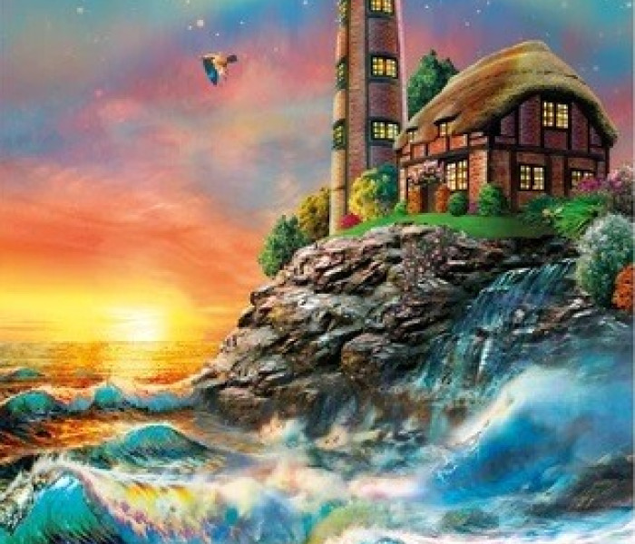 Puzzle - Dino - Világítótorony Világító puzzle