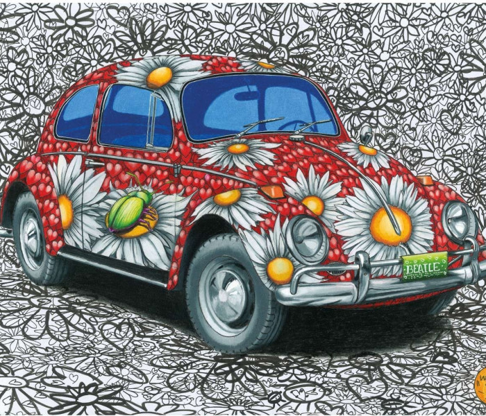Puzzle - Dino - Festett VW Bogár