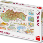Puzzle - Dino - Szlovákia térképe