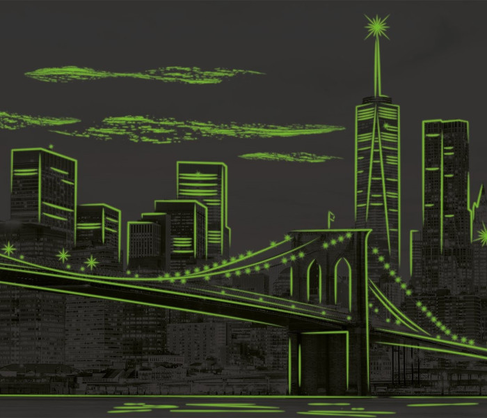 Puzzle - Dino - New York Világító puzzle