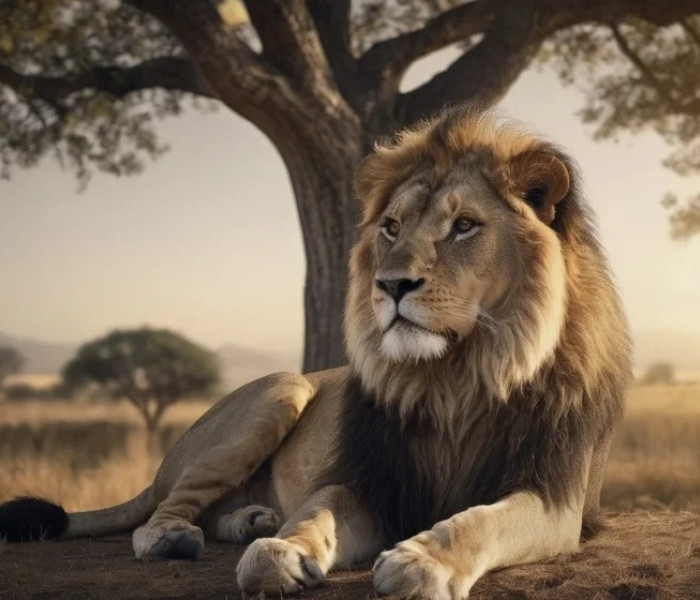 Puzzle - Dino - Pihenő oroszlán