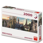 Puzzle - Dino - Párizs Kollázs - Panoramatikus Puzzle