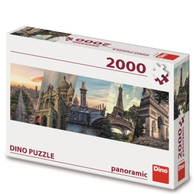 Párizs Kollázs - Panoramatikus Puzzle
