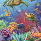 Puzzle - Dino - Víz alatti világ Világító kirakós