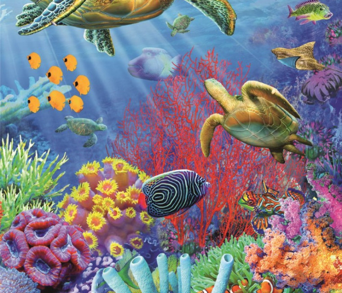 Puzzle - Dino - Víz alatti világ Világító kirakós