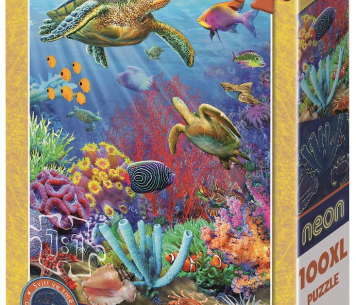 Puzzle - Dino - Víz alatti világ Világító kirakós