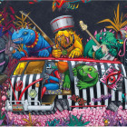 Puzzle - Dino - Szörnyek egy utazáson