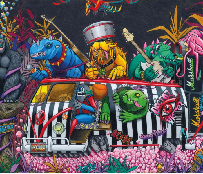 Puzzle - Dino - Szörnyek egy utazáson