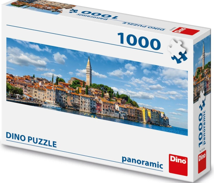 Puzzle - Dino - Rovinj kikötő - Panoramatikus Puzzle