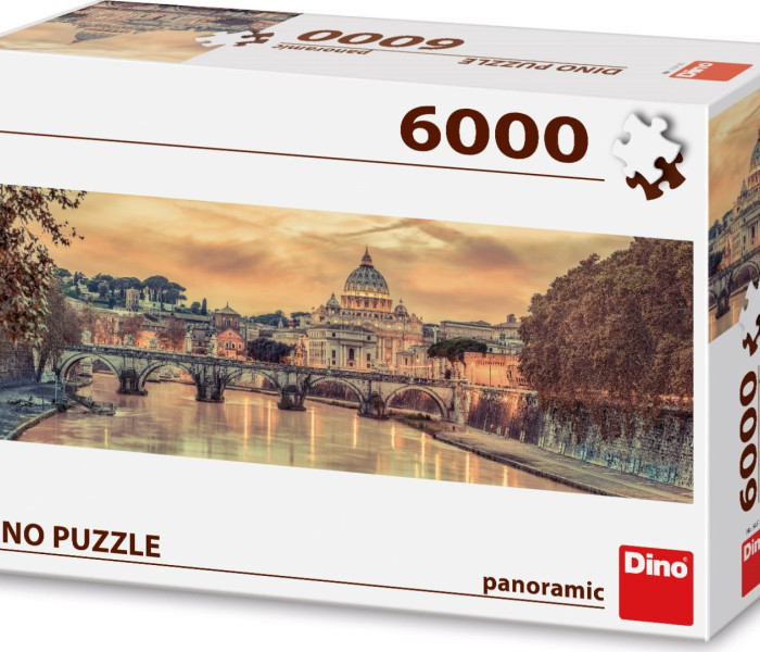 Puzzle - Dino - Róma - Panoramatikus Puzzle