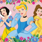 Puzzle - Dino - Virágzó hercegnők